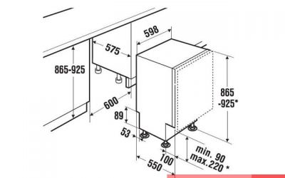 Kích thước thông dụng máy rửa bát cho gia đình bạn cần biết