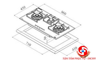 Những kích thước thông dụng cơ bản của bếp ga âm bạn cần biết