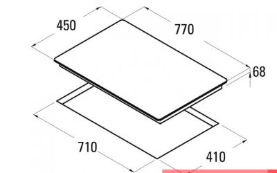 Bạn cần biết những kích thước của mẫu bếp từ hiện nay