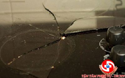 Những nguyên nhân gây nứt, vỡ mặt kính bếp từ cách khắc phục