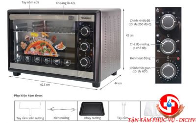 Hướng dẫn cách sử dụng lò nướng Pensonic cho Gia đình