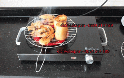 Cách làm sạch vết cháy trên bề mặt bếp hồng ngoại